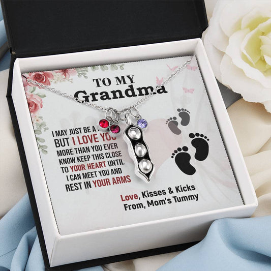 Gift For Grandma Necklace Grandmother Birthday Gift From Granddaughter/Grandson To My Grandma Necklace Gift Grandmother Gift