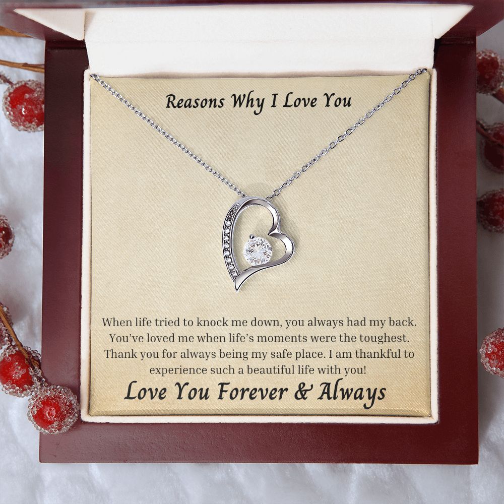 Reasons Why I Love You 008 Forever Love Necklace