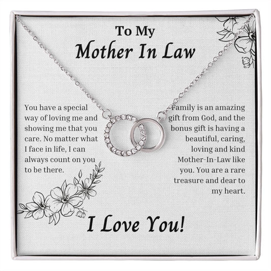 Mother In Law - You Have A Special Way f Loving Me - Perfect Pair necklace Gift
