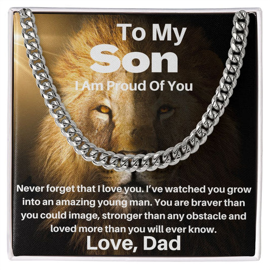 Son From Dad - Never Forget That I Love You - Cuban Link