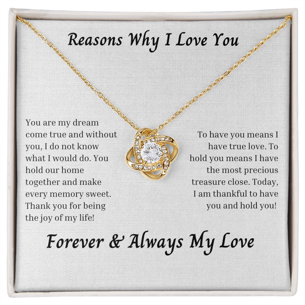 Reasons Why I Love You 006 Love Knot