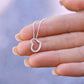 Love You To The Moon And To Saturn 003 Delicate Heart Necklace