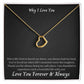 Why I Love You 009 Delicate Heart Necklace