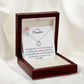 Daughter From Dad - If I Could Give You One Thing In Life - Delicate Heart Necklace Gift