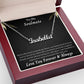 Soulmate - You Always Had My Back blk Personalized Name Necklace