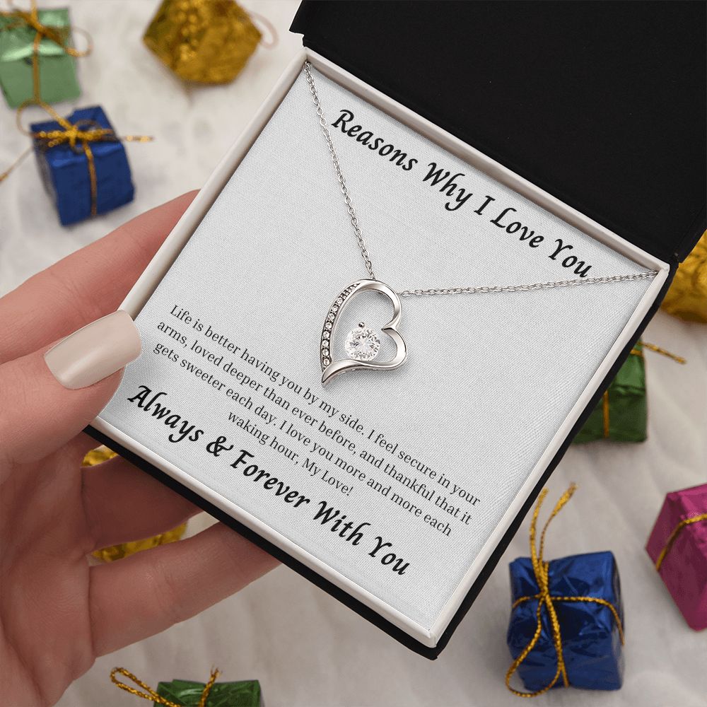 Reasons Why I Love You 004 Forever Love Necklace