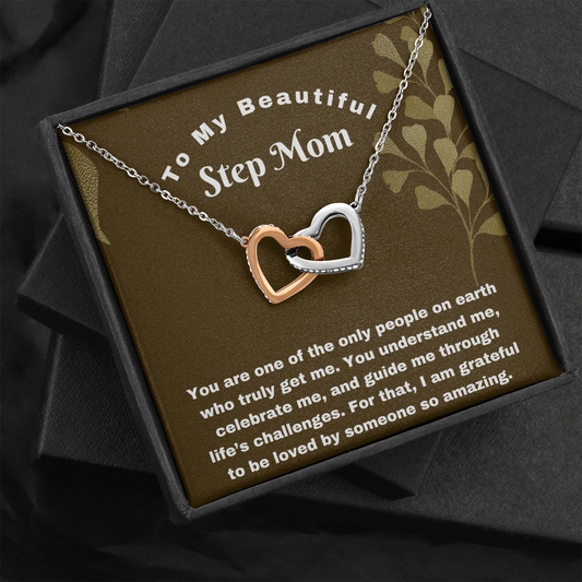 Step Mom Gift, Bonus Mom Necklace, Best Birthday Gift For Step Mom