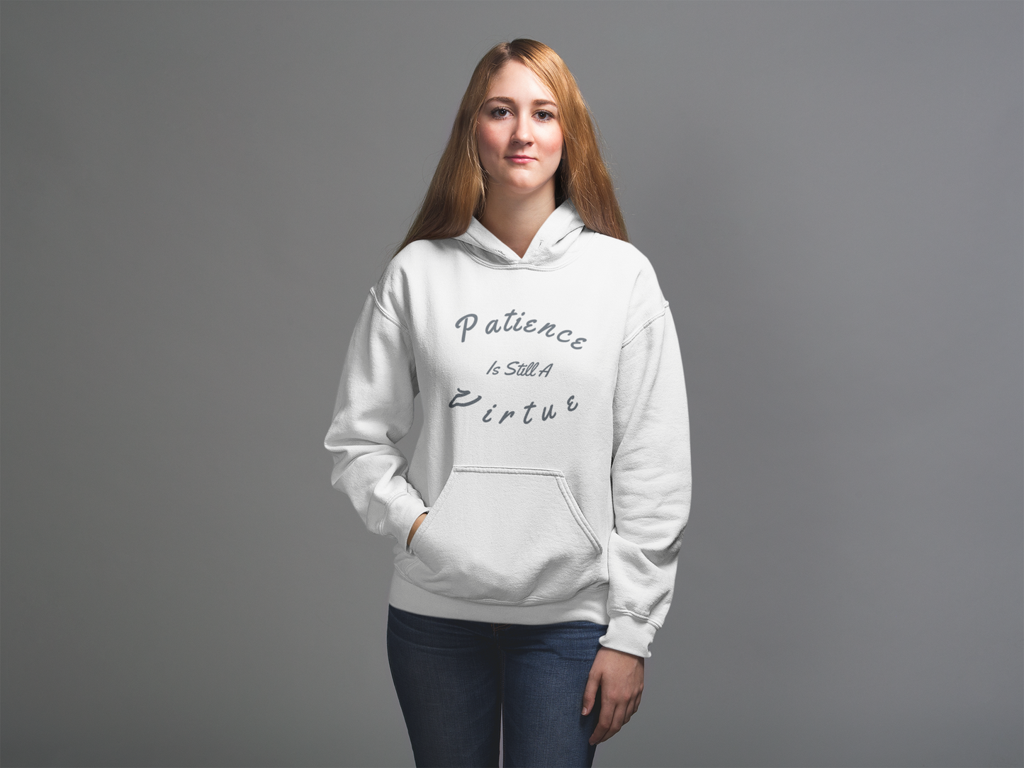 Patience Is Still A Virtue Hoodie, Inspirational Hoodie Wisdom Gift For Him Women Positive Quote Unisex Shirt
