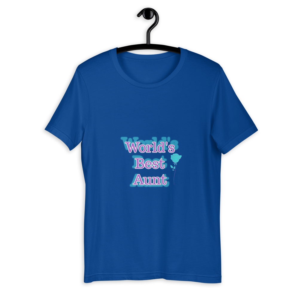 World's Best Aunt Unisex T-Shirt, Best Aunt Ever, Aunt Gift, Aunt Tshirt, Aunt Shirt, Gift For Aunt, Aunt Outfit, Favorite Aunt, My Aunt Rocks