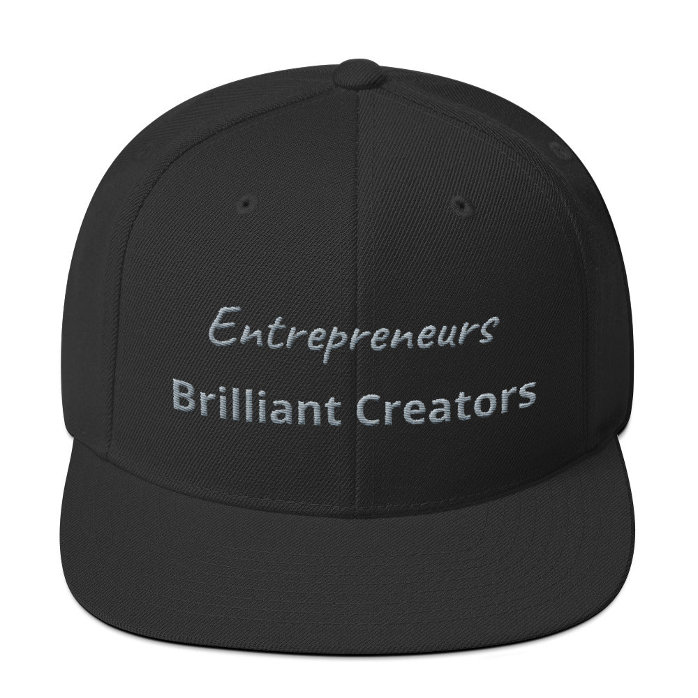 Entrepreneurs Brilliant Creators Snapback Hat - E2 Express