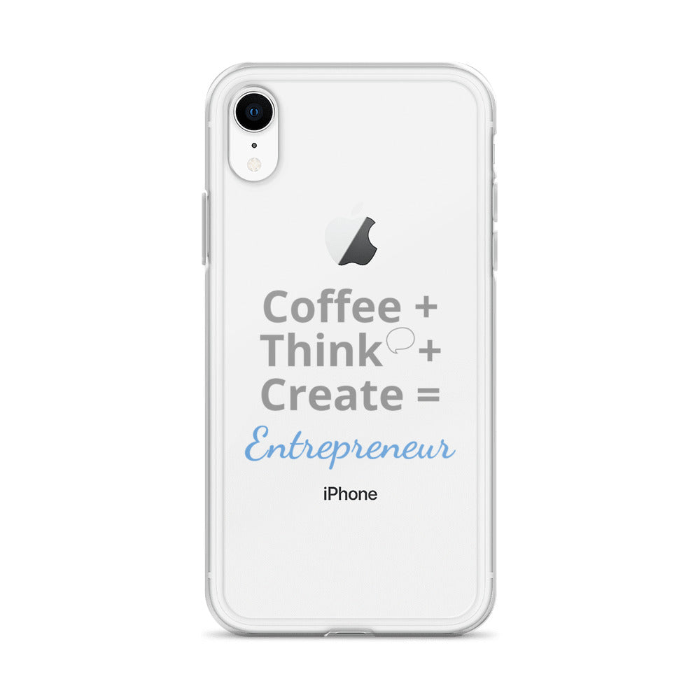 Coffee Think Create iPhone X Case - E2 Express