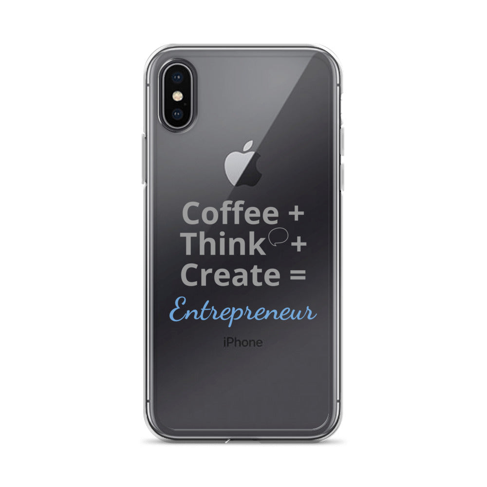 Coffee Think Create iPhone X Case - E2 Express