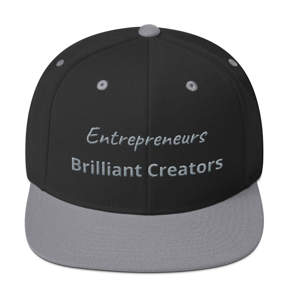 Entrepreneurs Brilliant Creators Snapback Hat - E2 Express