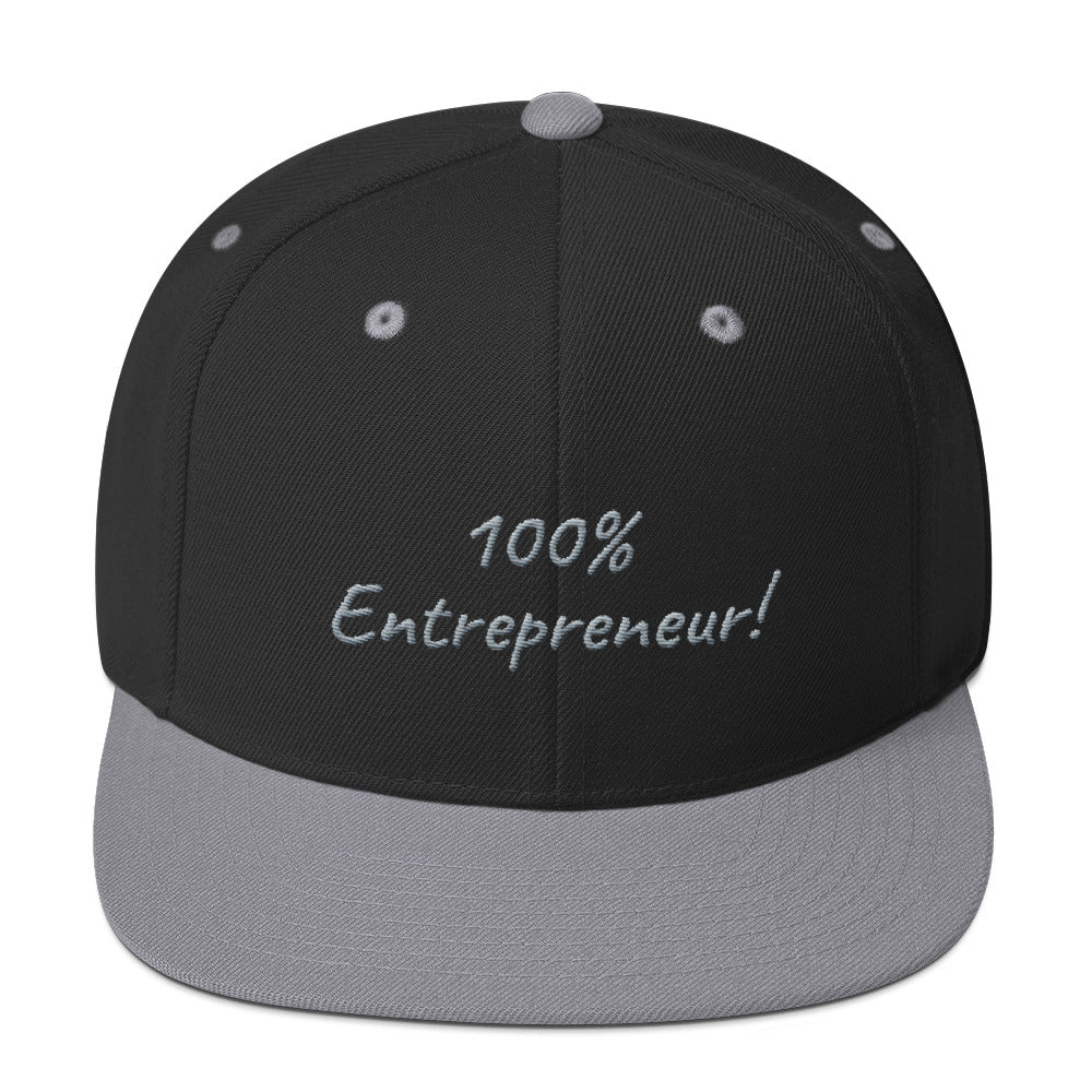 100% Entrepreneur (Snapback Hat) - E2 Express