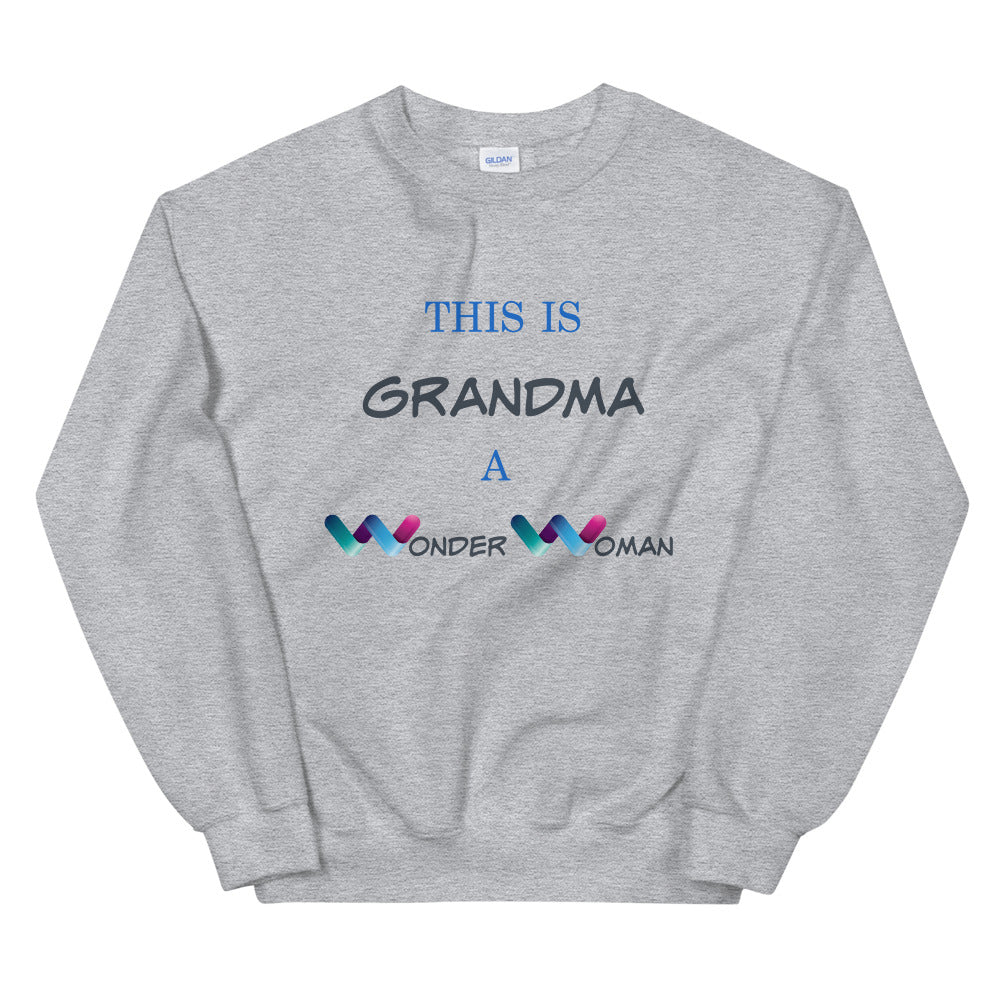 Grandma Gift, Grandma Sweatshirt, Granny Wonder Woman, Granny Sweater, Mother's Day Gift, Gift For Gramy, Grandma's Birthday Sweater, Gift For Her, Nana Sweater, Grandmother, DC Heroes, Wonder Woman Gift