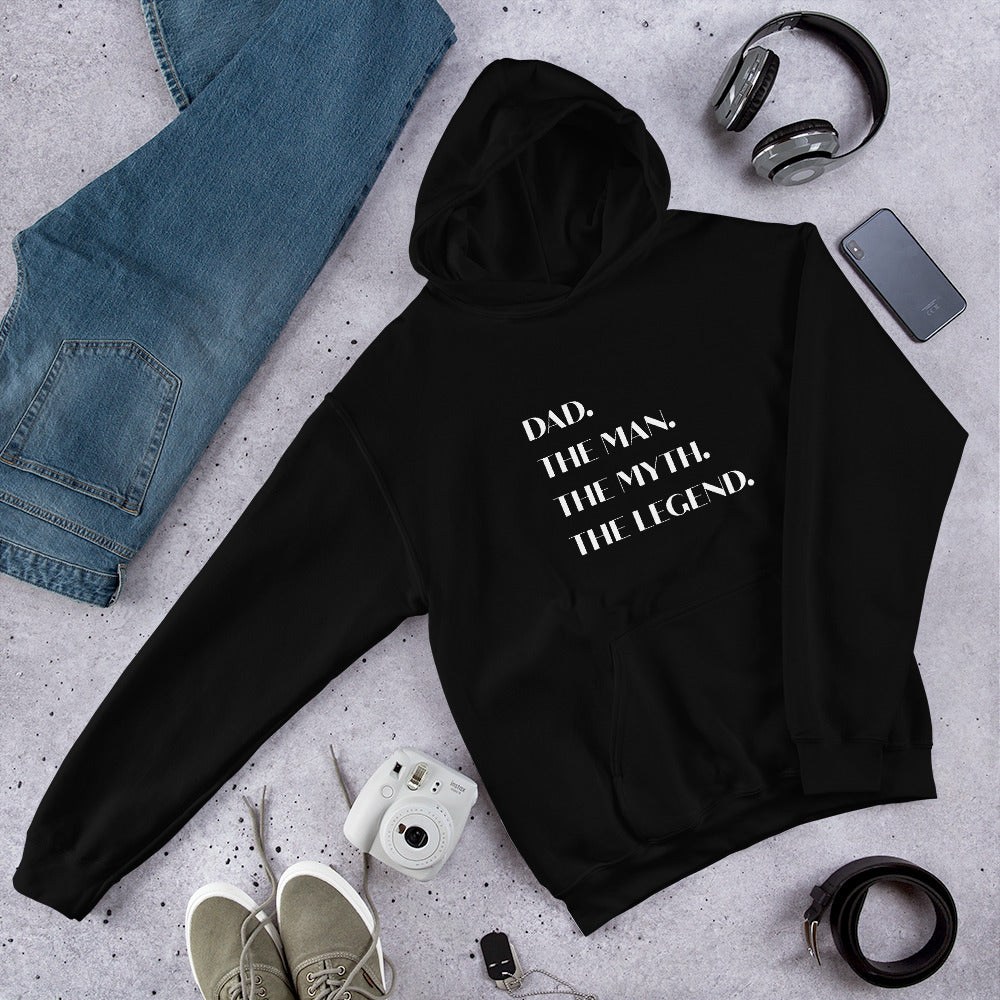 Best personalized gift for man gift for him Dad Husband Fiancé The Man The Myth The Legend Hoodie
