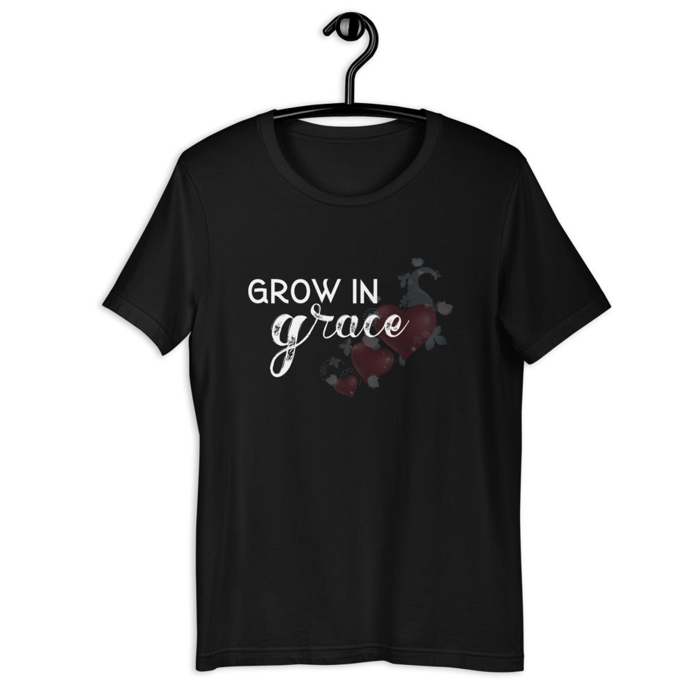 Grow in grace, faith shirt, Christian shirts Short-Sleeve Unisex T-Shirt