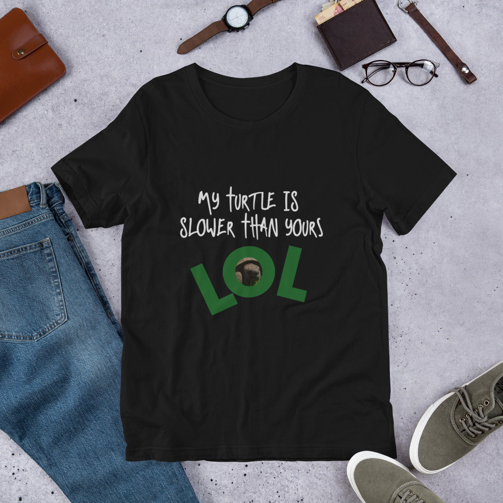 Funny Sarcastic Shirt, Pet Turtle Lovers, Cute Short-Sleeve Unisex T-Shirt