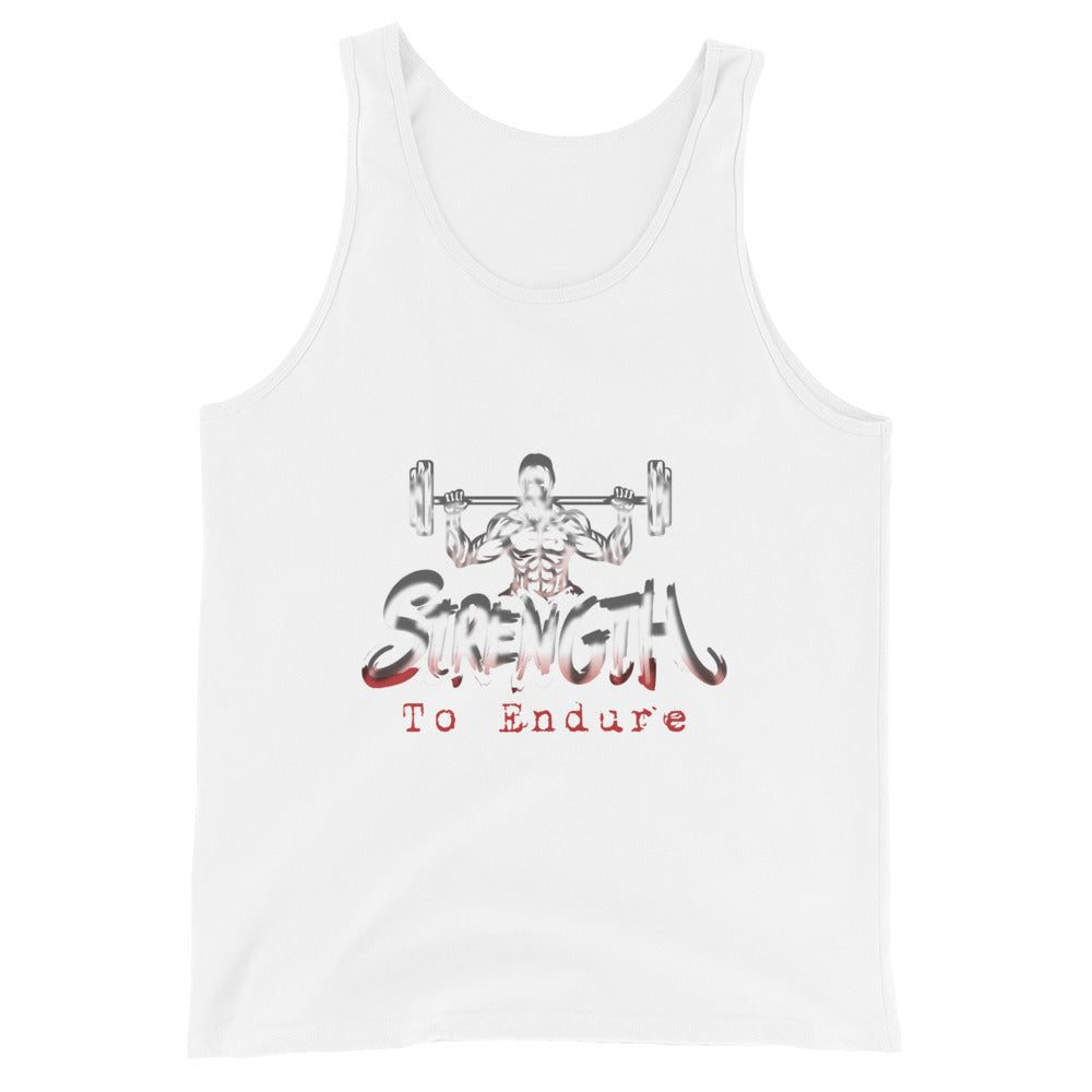 Workout Gift For Him Gift For Her Unisex Tank Top Strength To Endure