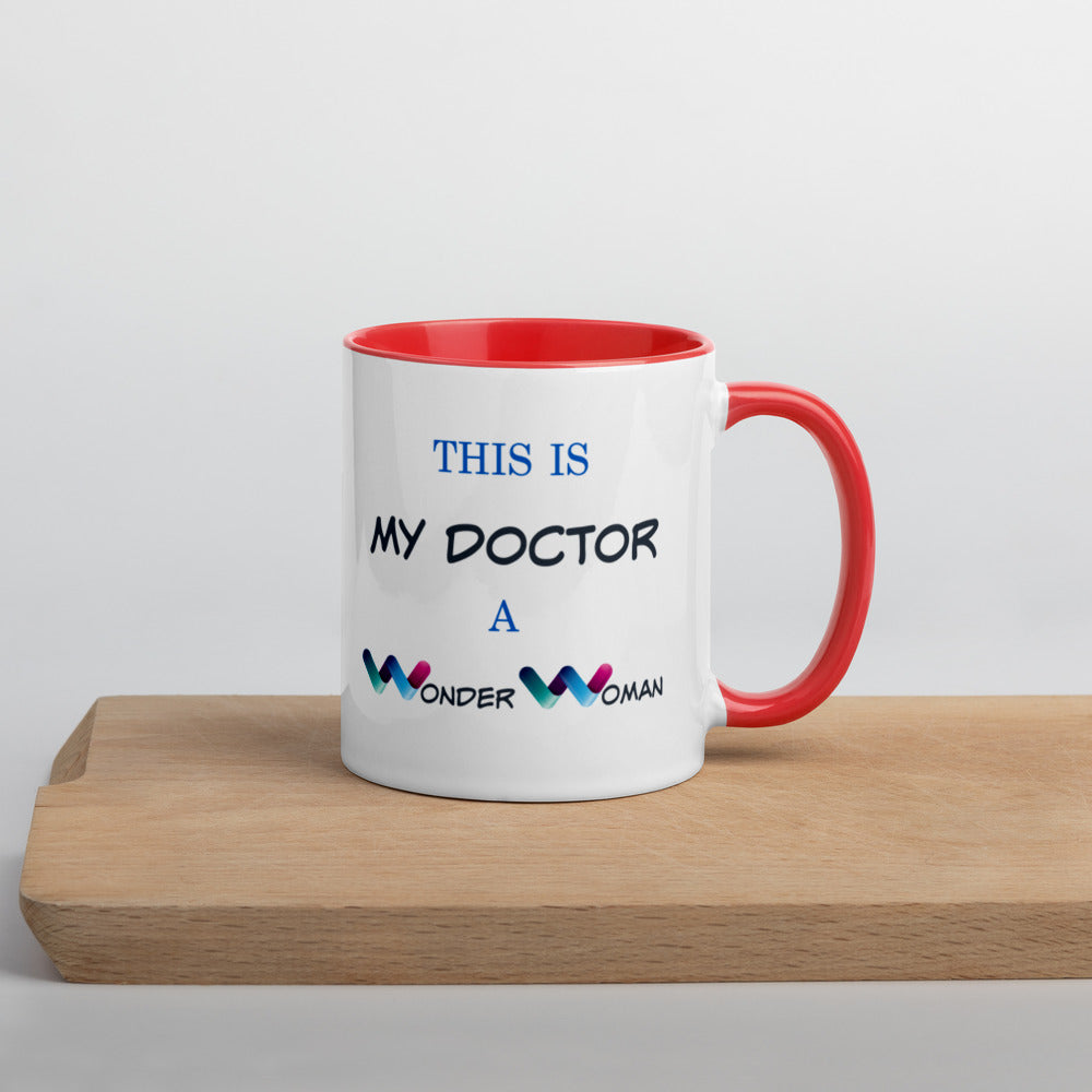 Doctor Gift, Wonder Woman Doctor, Healthcare Thank You Gift, Medical Gift, Gift for Doctor, Women DC Heroes, Gift For her, Doctor Club, Doctor Heroes, Wonder Woman Mug, Gift Mug, Doctor Mug with Color Inside
